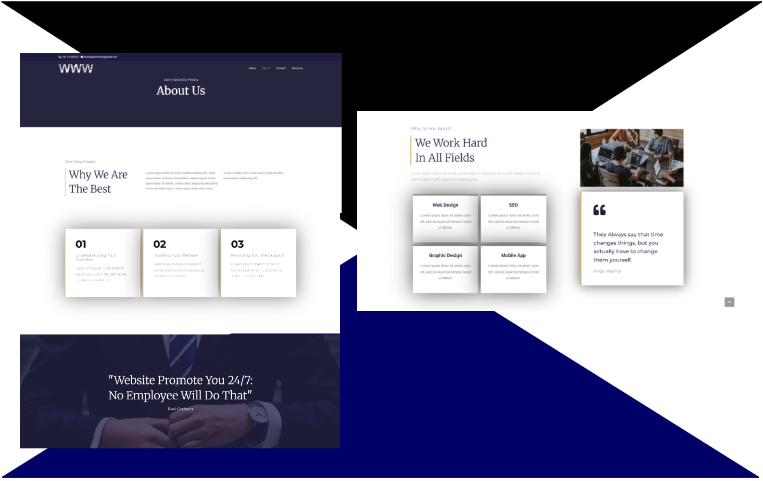 WWW Corporate Website view 3